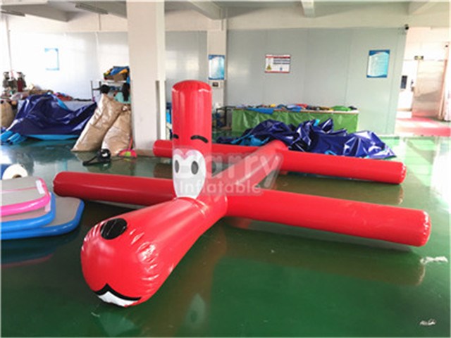 0.55mm PVC Inflatable Pool Floats Red Water Dog BY-WT-033